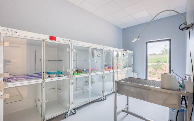 Sala hospitalització Hospital Veterinari Costa Brava